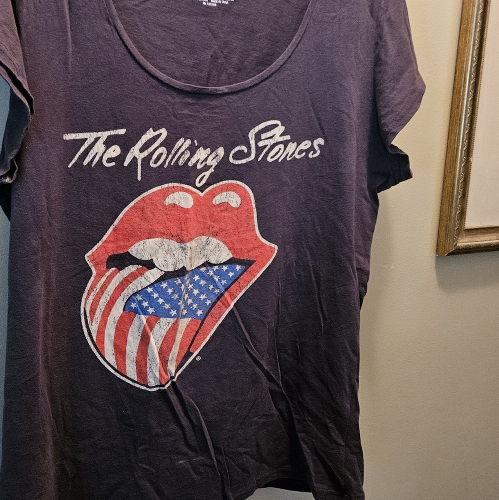 Dark Gray Rolling Stones Tee